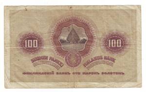 100 markkaa 1909