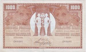 1 000 markkaa 1918