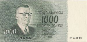 1 000 markkaa 1955