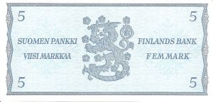 5 markkaa 1963