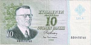 10 markkaa 1963