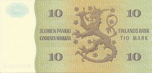 10 markkaa 1980