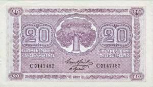 20 markkaa 1922