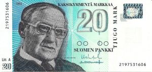 20 markkaa 1993