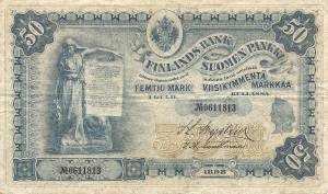 50 markkaa 1898