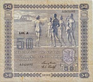 50 markkaa 1922