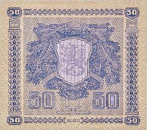 50 markkaa 1922