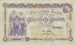 100 markkaa 1898