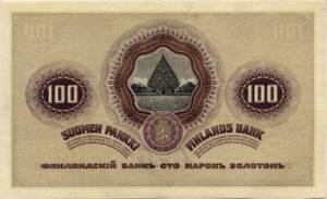 100 markkaa 1909