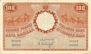 100 markkaa 1909