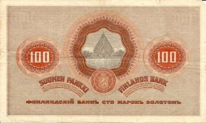 100 markkaa 1909