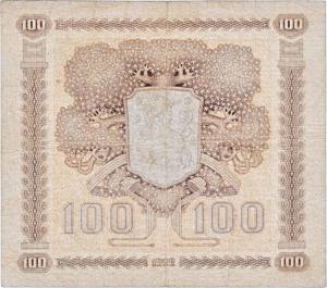 100 markkaa 1922