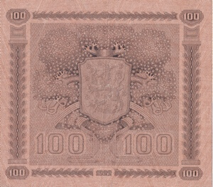 100 markkaa 1922