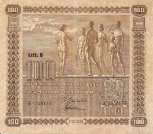100 markkaa 1939