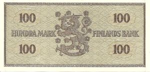 100 markkaa 1955