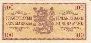 100 markkaa 1957
