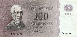 100 markkaa 1963