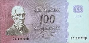 100 markkaa 1963