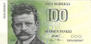 100 markkaa 1986