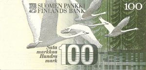 100 markkaa 1986