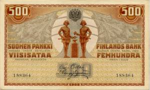 500 markkaa 1909