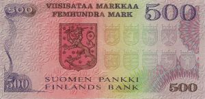 500 markkaa 1975