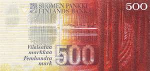 500 markkaa 1986