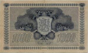 1 000 markkaa 1922
