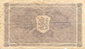 1 000 markkaa 1945