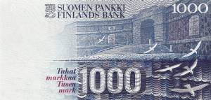 1 000 markkaa 1986