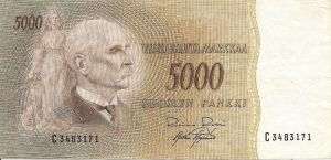 5 000 markkaa 1955
