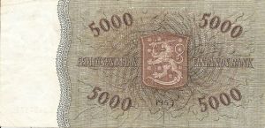 5 000 markkaa 1955