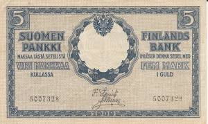 5 markkaa 1909