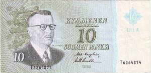 10 markkaa 1963