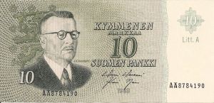 10 markkaa 1963