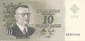 10 markkaa 1963