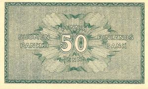 50 penniä 1918