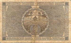 5 markkaa 1909