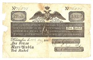 2 ruplaa 1823
