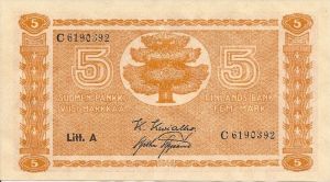 5 markkaa 1945