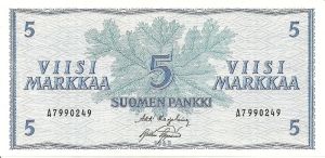 5 markkaa 1963