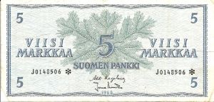 5 markkaa 1963