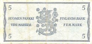 5 markkaa 1963