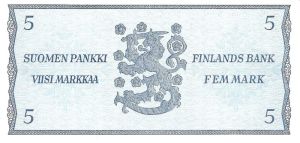 5 markkaa 1963