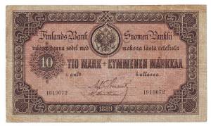 10 markkaa 1889