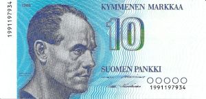 10 markkaa 1986