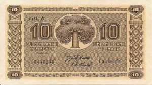 10 markkaa 1922