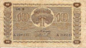 10 markkaa 1939