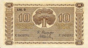 10 markkaa 1939