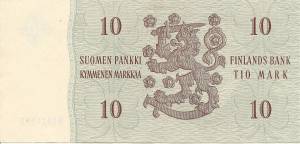 10 markkaa 1963